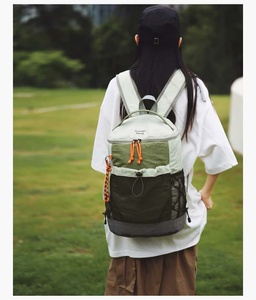 Mochila Unisex de Nailon TOUGH SLHS, 20-37L, Diseño Panelado, Ligera, Asa Suave, Cierre de Cremallera, Uso Diario Informal, Puerto USB para Computadora - Product Image 2