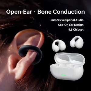 TWS True Wireless5.3 <strong>Ear</strong> Clip Earbuds with Digital Display IPX5 Waterproof Open <strong>Ear</strong> Bone Conduction 3D Stereo Bass for Daily Use - Product Image 6