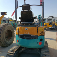2023 Año 1.8Ton Kubota U17 en buen estado Mini excavadora usada U20 U30 U35 U55 Mini excavadora Side Swing a la venta en Stock