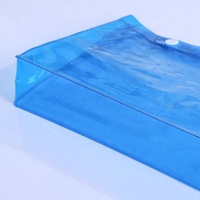 Pochettes transparentes colorées recyclables pour maillots de bain, bikinis et tenues de natation, sacs cosmétiques en PVC