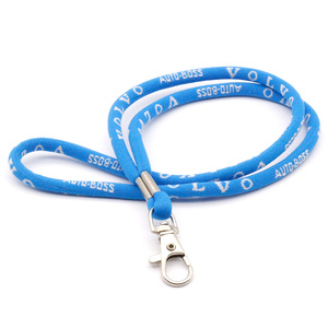 Chất Lượng Cao Không Có Số Lượng Lớn Tối Thiểu Giá Rẻ Biểu Tượng Tùy Chỉnh Jacquard Dây Thừng Dày Dây Đeo Cổ Đầy Màu Sắc Cá Nhân Vòng Dệt Dây Buộc - Product Image 3