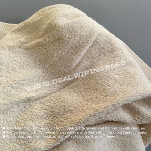 Paños de Limpieza de Algodón 100% de Alta Densidad, con Excelente Retención de Líquidos, para Mantenimiento de Equipos - Product Image 4