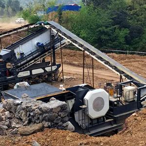 Planta trituradora de mandíbulas sobre ruedas de alta capacidad 200-250tph para producción de agregados en minería, con motor, cojinete y engranaje. - Product Image 2