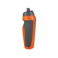 Bouteille d'eau en plastique souple personnalisée de 600 ml, sans BPA, écologique, avec couvercle, pour les voyages en plein air, le camping, les festivals, design bohème