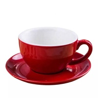 Fabricants numérique, service de tasses à café en céramique avec soucoupes, vente en gros, LOGO personnalisé