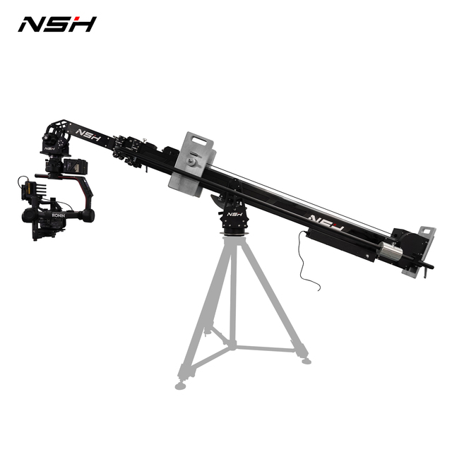 NSH-New Professional Electric Telescopic Jib Crane High-strength Aluminum Alloy Extendable with European Adapter for Filming