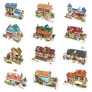 Kersthuis 3d Puzzel - Product Image 1