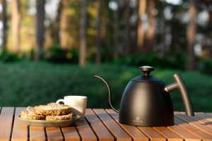 Meilleure vente en acier inoxydable, bouilloire à café pour la cuisine expresso, ensemble ménager au design moderne en métal - Product Image 3