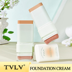 <span class=keywords><strong>Corrector</strong></span> de <span class=keywords><strong>Maquillaje</strong></span> Vegano TVLV <span class=keywords><strong>Verde</strong></span> de Cobertura Total y Larga Duración, Doble Punta, para Viaje, para Todo Tipo de Piel, Base en Barra con Brocha - Product Image 4