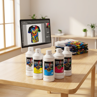Tinta de Pigmento Textil DTG I3200 XP600 4720 DX6 para Impresora DTG, Tinta para Impresión de Camisetas, Tinta DTG para Ropa de Mascotas, Gatos, Perros, Algodón Puro