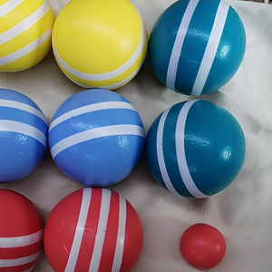 <span class=keywords><strong>Jeu</strong></span> <span class=keywords><strong>de</strong></span> boules <span class=keywords><strong>de</strong></span> <span class=keywords><strong>pétanque</strong></span> en bois pour pelouse, jardin et extérieur avec sac à cordon - Product Image 5