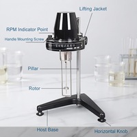 Digital Viscometer Testing Equipment Kinematic Portable Viscometer Brookfield Price Other Electronic Measuring Instruments NDJ