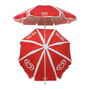 Parasol de plage Coca-Cola promotionnel en polyester, <span class=keywords><strong>grand</strong></span> format, diamètre ouvert 200 cm, imprimé sur mesure, prix usine - Product Image 3