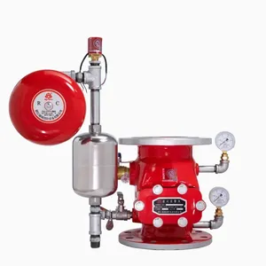 Válvula de retenção molhada ZSFZ 200 para alarme de incêndio, preço de fábrica, válvula de retenção para combate a incêndio, válvula de alarme úmida