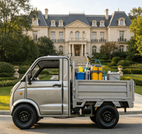 Camion de fret électrique à cabine fermée certifié EEC COC, pick-up à quatre roues, moteur sans balais, batterie au plomb-acide, 200-250 kW, 90-110 kWh