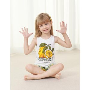 Conjunto de Pijamas para Niños BambooBud, Pantalones Cortos sin Mangas, Ropa de Dormir de Verano, Suave y Bonita, Unisex, Viscosa de Bambú - Product Image 3