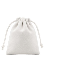 Custom Velvet Drawstring Pouch <b>Luxury</b> Satin Finish Velvet <b>Bag</b> with Custom Logo for Jewelry Watches <b>Gifts</b> and Boutique Packaging - Product Image 1