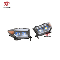 TEYOUTE  Ensemble de phares avant LED pour Toyota Tundra 06-13, paire gauche et droite, Plug & Play
