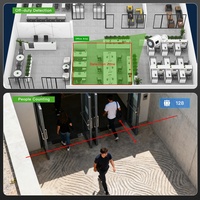 Caméra de sécurité IP Bullet GR-YUFW-M8S GCraftsman 4K 8MP IP67 POE avec reconnaissance faciale, couleur intégrale, H.265, audio, application HiEasy, extérieur