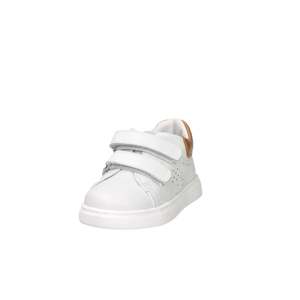 Baskets pour enfants Balducci en cuir blanc, talon de 1,5 cm, taille 20, fermeture Velcro - Product Image 5
