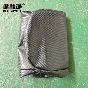 GN125 Motorcycle Waterproof Seat Cover Scratch Resistant Carbon Fiber Textured Motorcycle Seat Cover