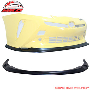 Spoiler de pare-chocs avant style IKFM pour Toyota Prius 19-22, non peint, en PU, accessoire extérieur de haute qualité - Product Image 1