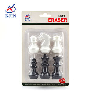Ajedrez forma, soporte, borrador de lápiz para regalo goma de borrar - Product Image 2