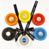 Diffuseur de parfum de luxe pour voiture avec logo, diffuseur suspendu promotionnel avec ruban, pour la maison et la ventilation, emballage en boîte