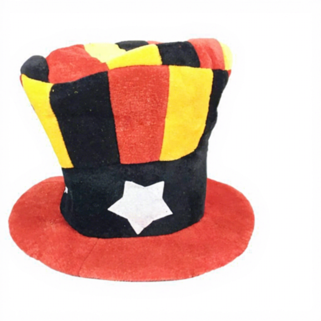 Gorro estrella de cinco puntas rojo