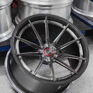 Rueda de coche de pasajeros forjada de aleación de aluminio de radios múltiples personalizada RCSR brillante para <span class=keywords><strong>Audi</strong></span> <span class=keywords><strong>RS</strong></span> <span class=keywords><strong>Q4</strong></span> Q5 Q8 Ferrari Porsche KIA BWM BYD Tesla - Product Image 2