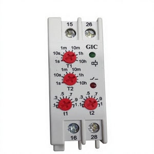 MICON 225 Asymmetric Digital Countdown <b>Timer</b> Relay 2AADT5 24-240 VAC DC 50 Hz 16A Industrial Time <b>Switch</b> IP11 ABS Material - Product Image 1