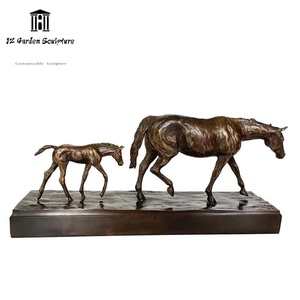 Statua di Cavallo in Bronzo Fuso Personalizzabile per Decorazione Domestica e Uso Religioso - Product Image 3