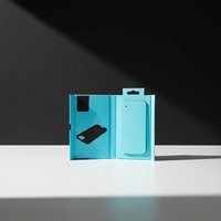 Étui de téléphone personnalisé avec logo, emballage de vente au détail, boîte à couvercle magnétique avec insert pour la coque arrière du téléphone portable