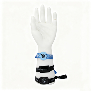 Jxsfr1002 Top-notch chất lượng Polyester dây đeo cổ tay đầy đủ tấm in ấn <span class=keywords><strong>chip</strong></span> mã hóa Thăng hoa dây đeo cổ tay RFID cứng PVC <span class=keywords><strong>tag</strong></span> - Product Image 4