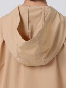 Canton Clothes fabrica al por mayor sudaderas con capucha de color puro personalizadas con pantalones cortos para niños musulmanes de 4 a 12 años - Product Image 6