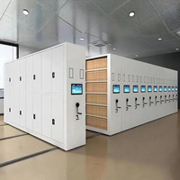 Série d'armoires compactes intelligentes en acier de haute qualité, compactsor de fichiers mobile, étagères de rangement mobiles en acier