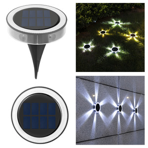 Lampes enterrées solaires Cour extérieure Sous-jardin Yang Steps Lampes de <span class=keywords><strong>sol</strong></span> décoratives pour pelouse Escaliers d'escalier - Product Image 5