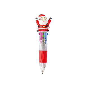 Autonomy Christmas Cartoon Four-Color Ballpoint <b>Pen</b> Mini Student Stationery <b>Gift</b> Writing Smooth - Product Image 5