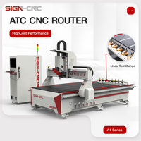 Router CNC Económico con Cambio Automático de Herramienta, 3 Ejes, para Muebles, Gabinetes, Estatuas, Grabado 3D, Maquinaria para Trabajar la Madera