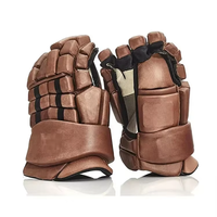 Équipement d'entraînement de hockey sur glace personnalisé directement de l'usine, gants de hockey sur glace confortables pour des performances optimales pour JR/INT/SR