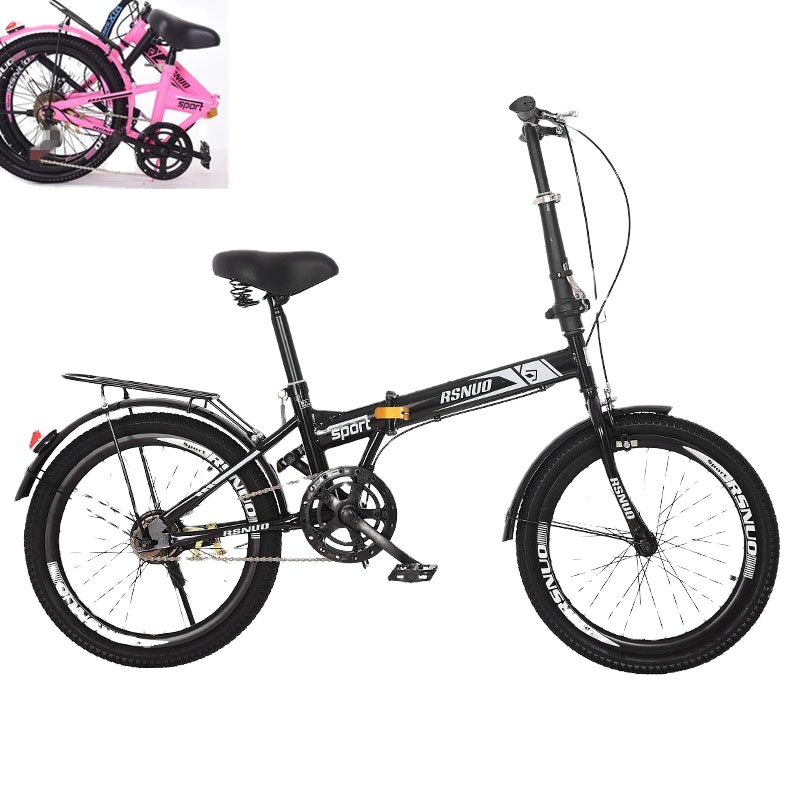 Multifunctional 16 Inch Folding Bike with Disc Brake & 7