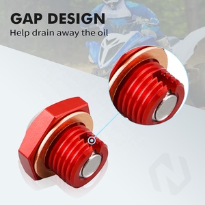 Tapón de Drenaje de Aceite Reductor de Aluminio NiceCNC para <span class=keywords><strong>Yamaha</strong></span> <span class=keywords><strong>Raptor</strong></span> 700 2006-2023 2024 <span class=keywords><strong>700R</strong></span> 2011-2020 2021 <span class=keywords><strong>2022</strong></span> 2023 2024 2025 2026 - Product Image 4