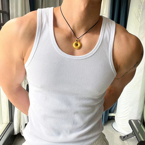 Moda da <span class=keywords><strong>uomo</strong></span> in bianco <span class=keywords><strong>canotta</strong></span> in cotone da <span class=keywords><strong>uomo</strong></span> in esecuzione muscolatura per allenamento canottiere <span class=keywords><strong>a</strong></span> coste per <span class=keywords><strong>uomo</strong></span> bianco personalizzato <span class=keywords><strong>canotta</strong></span> sportiva da <span class=keywords><strong>uomo</strong></span> all'ingrosso - Product Image 1