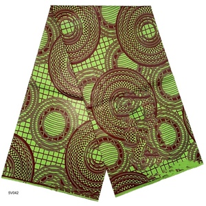Batik africano orgánico Uni cera impresa tela tejida ropa <span class=keywords><strong>textil</strong></span> y bolso camisas para niñas estilo de taparrabos holandés Original - Product Image 2