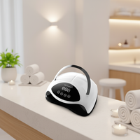 Sèche-ongles UV LED 180W, lumière de durcissement rapide professionnelle, 60 perles de lampe, poignée, machine de beauté pour l'art des ongles pour le gel DIY