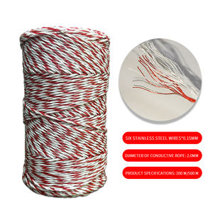 גדר חשמלית חבל מוליך דוב הוכחה חזיר בר חזיר בר חזיר בקר כבשים כבשים - Product Image 1