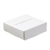 Boîte d'emballage électronique en carton plié à extrémités pliées, personnalisée, blanche, imprimée, en carton, pour appareils électroniques