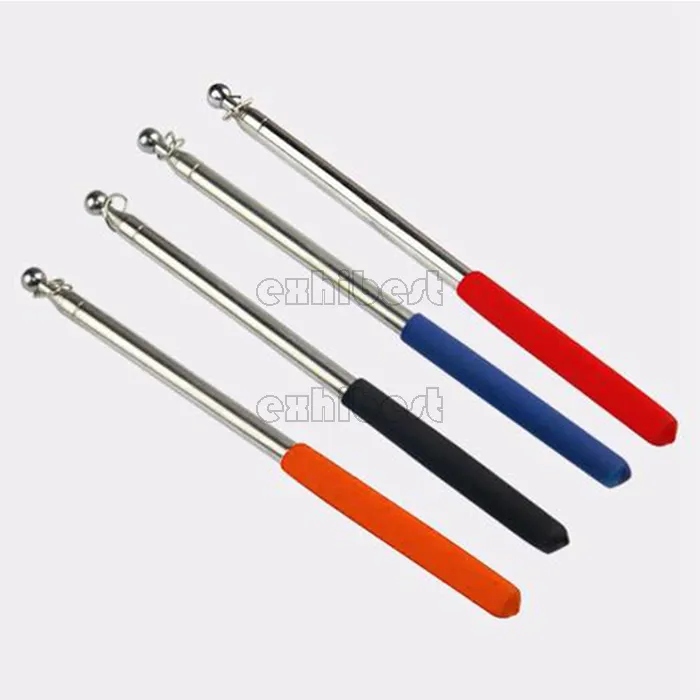1.2 Meters Flagpole Telescoping Stainless Steel Telescopic Flag Pole for Teaching Pointer Tour Guide Flagpoles