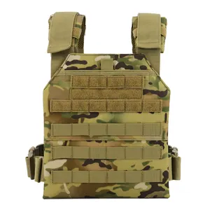Lightweight Tactical Training Plate Carrier MOLLE and PALS Fully Adjustable Weight Vest Tactical Fast Vest
