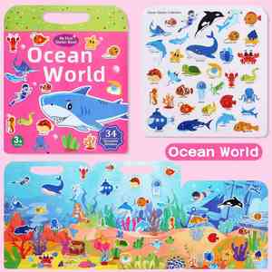 Busy <b>Book</b> for Toddlers <b>Educational</b> Multi-Colour Sticker Activity Travel Toy and Birthday Gift for Boys and Girls - Product Image 6
